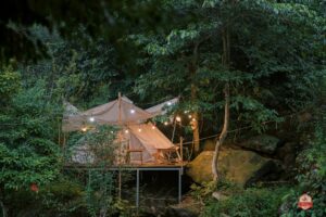 Điểm cắm trại camping Thác Ngao Quân Chu, Đại Từ, Thái Nguyên