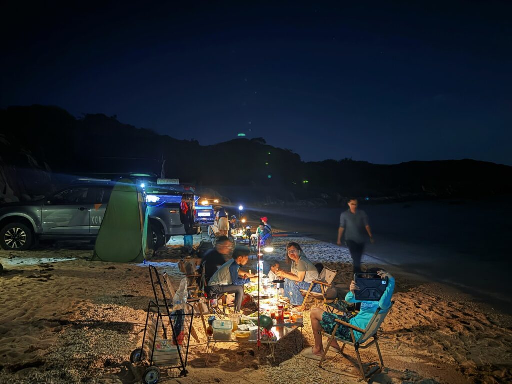 Một vài lưu ý dành cho ai muốn camping Bãi Thùng