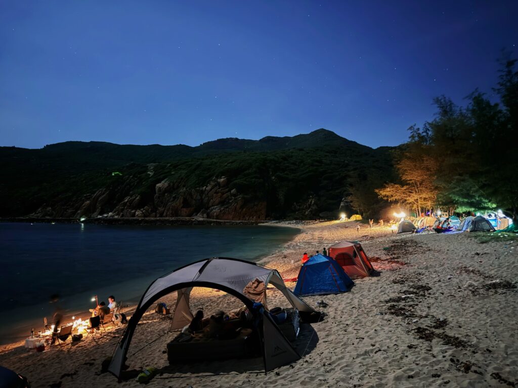 Một vài lưu ý dành cho ai muốn camping Bãi Thùng